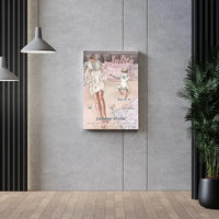 Personalizuota Vaiko Gimimo Metrikų Iliustracija at drobės  Drobe -  dovanokis.lt