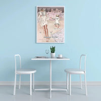 Personalizuota Vaiko Gimimo Metrikų Iliustracija, plakatas su rėmeliu  Poster -  dovanokis.lt
