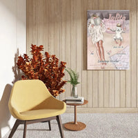 Personalizuota Vaiko Gimimo Metrikų Iliustracija at drobės  Drobe -  dovanokis.lt