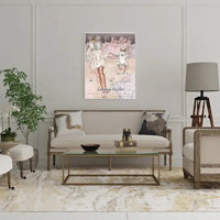 Personalizuota Vaiko Gimimo Metrikų Iliustracija at drobės  Drobe -  dovanokis.lt