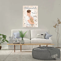 Personalizuota Berniuko Gimimo Metrikų Iliustracija ant drobės  Drobe -  dovanokis.lt