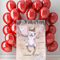 Personalizuota Berniuko Gimimo Metrikų Iliustracija ant drobės  Drobe -  dovanokis.lt