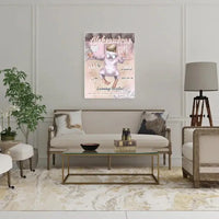 Personalizuota Berniuko Gimimo Metrikų Iliustracija ant drobės  Drobe -  dovanokis.lt