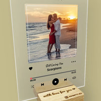 Personalizuotas "Spotify" stiklinis posteris su jūsų nuotrauka TeeInBlue Stiklas