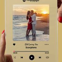 Personalizuotas "Spotify" stiklinis posteris su jūsų nuotrauka TeeInBlue Stiklas