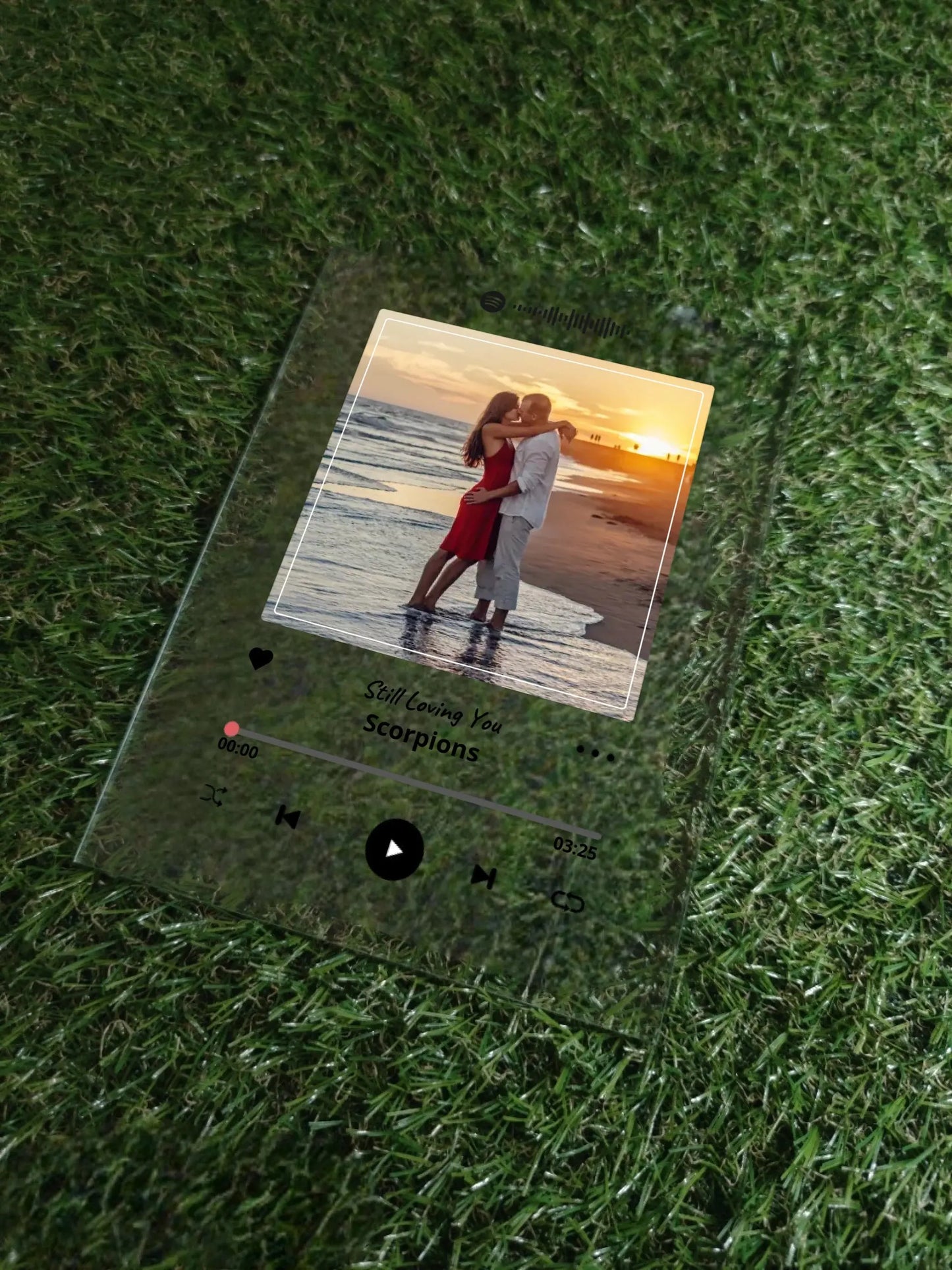 Personalizuotas "Spotify" stiklinis posteris su jūsų nuotrauka TeeInBlue Stiklas