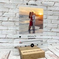 Personalizuotas "Spotify" stiklinis posteris su jūsų nuotrauka TeeInBlue Stiklas