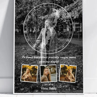 Personalizuotas žvaigždžių žemėlapis, plakatas su rėmeliu  Posteris(Plakatas) -  dovanokis.lt