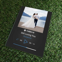 Personalizuotas muzikinis grotuvas "Spotify", stiklinis posteris. MZGR-001B  Stiklas -  dovanokis.lt