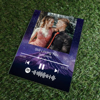 Personalizuotas muzikinis grotuvas "Spotify", stiklinis posteris. MZGR-005  Stiklas -  dovanokis.lt