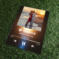 Personalizuotas muzikinis grotuvas "Spotify", stiklinis posteris. MZGR-006  Stiklas -  dovanokis.lt