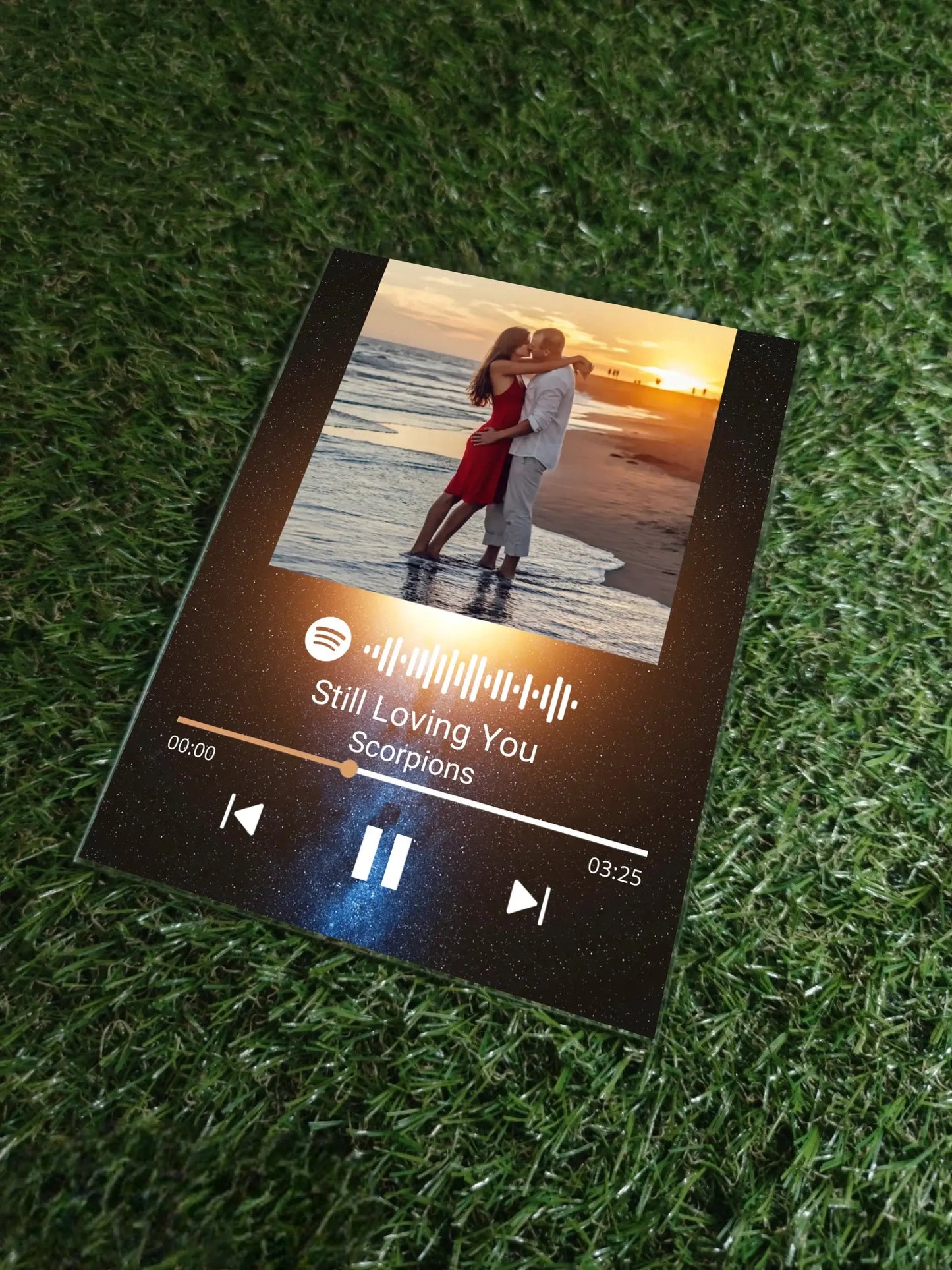 Personalizuotas muzikinis grotuvas "Spotify", stiklinis posteris. MZGR-006  Stiklas -  dovanokis.lt