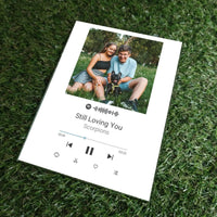 Personalizuotas muzikinis grotuvas "Spotify", stiklinis posteris. MZGR-007  Stiklas -  dovanokis.lt