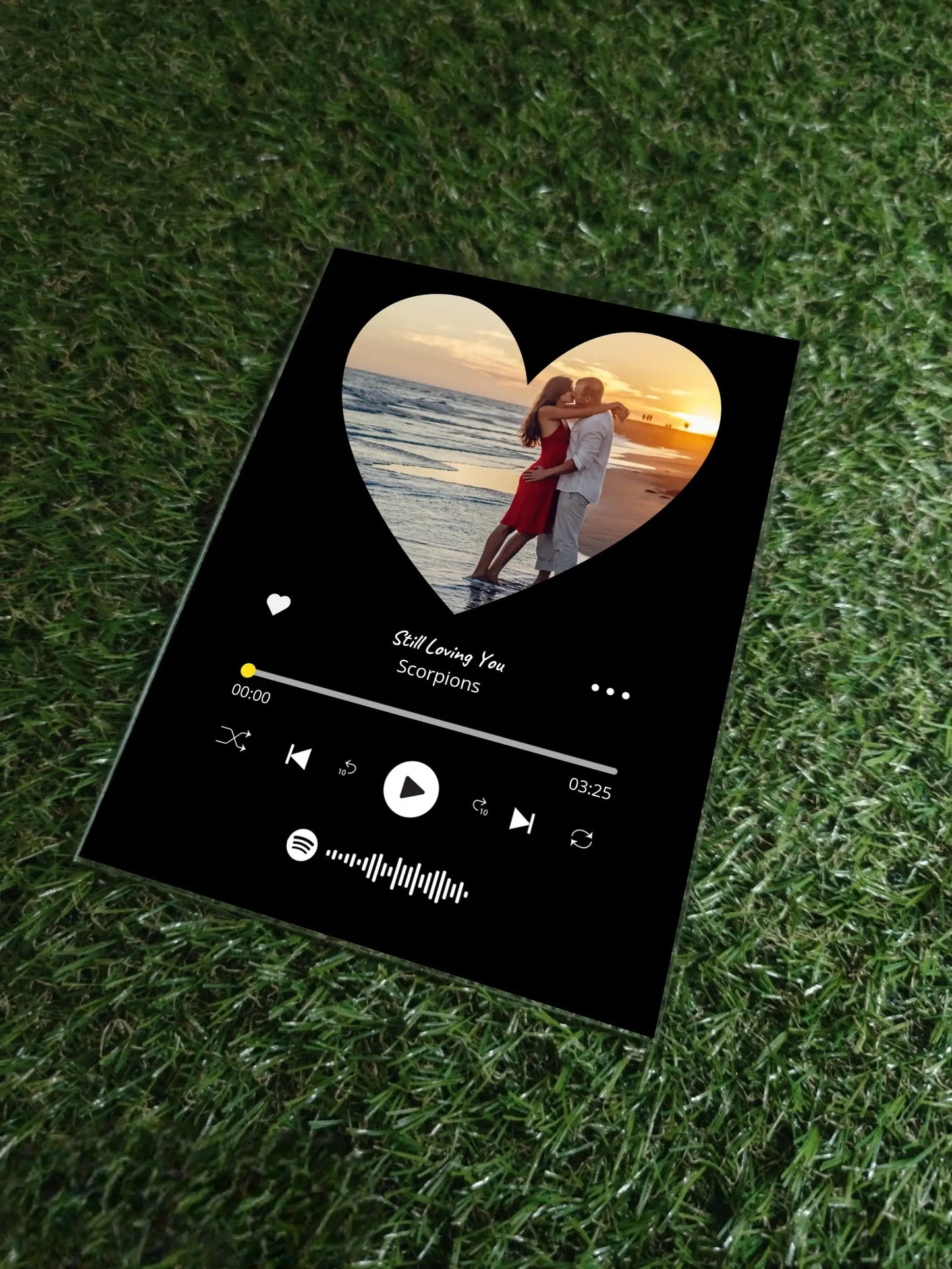 Personalizuotas muzikinis grotuvas "Spotify", stiklinis posteris. MZGR-011  Stiklas -  dovanokis.lt