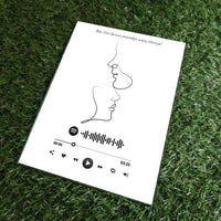 Personalizuotas muzikinis grotuvas "Spotify", stiklinis posteris. MZGR-014C  Stiklas -  dovanokis.lt