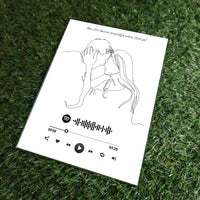 Personalizuotas muzikinis grotuvas "Spotify", stiklinis posteris. MZGR-014E  Stiklas -  dovanokis.lt