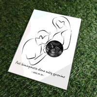 Personalizuota nėščiųjų echoskopijos tyrimo nuotrauką, stiklinis posteris ECH-002  Stiklas -  dovanokis.lt