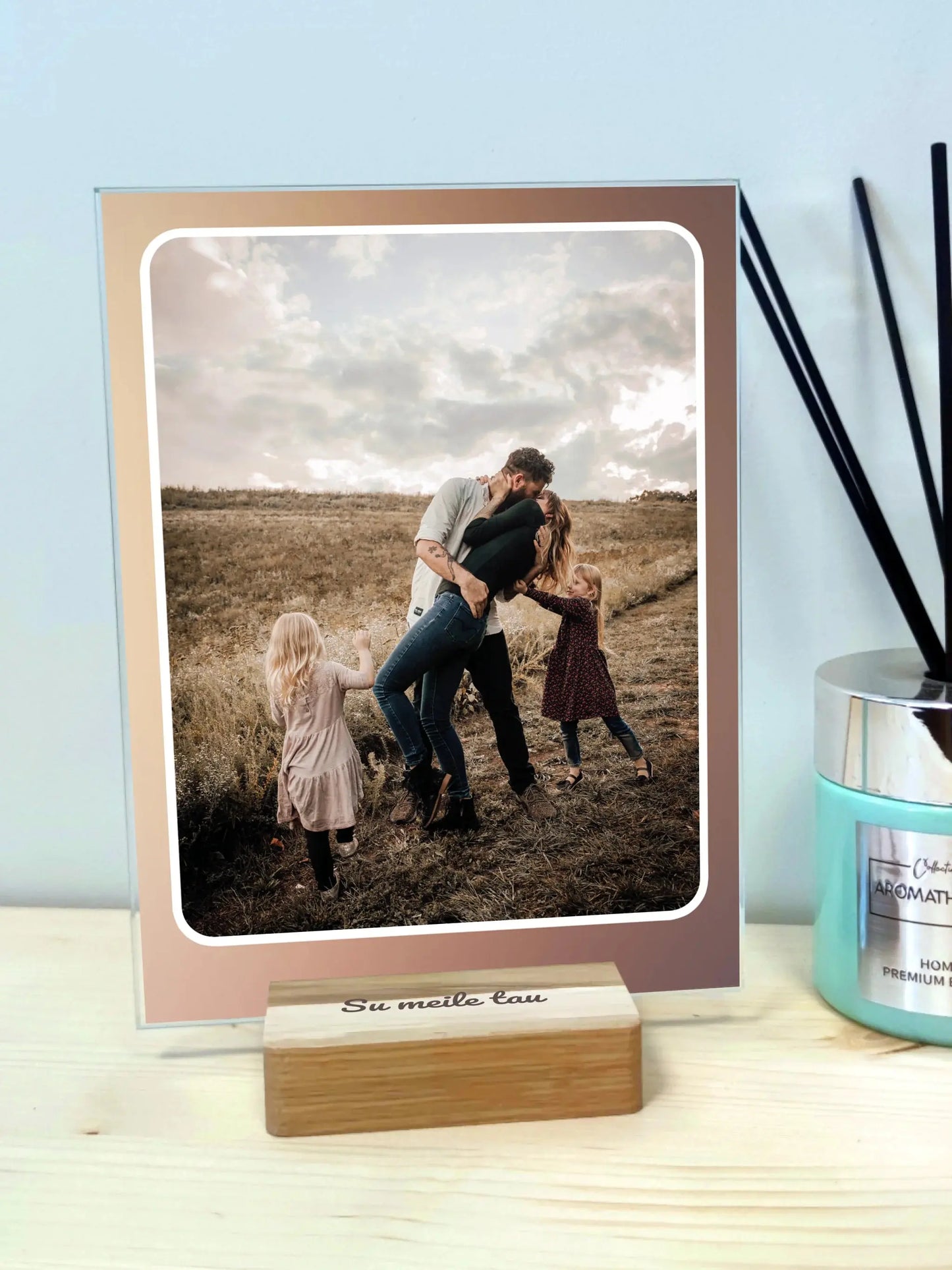 Personalizuotas "Only Pic" stiklinis posteris su jūsų nuotrauka  Stiklas -  dovanokis.lt