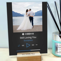 Personalizuotas muzikinis grotuvas "Spotify", stiklinis posteris. MZGR-001B  Stiklas -  dovanokis.lt