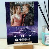 Personalizuotas muzikinis grotuvas "Spotify", stiklinis posteris. MZGR-005  Stiklas -  dovanokis.lt