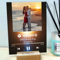 Personalizuotas muzikinis grotuvas "Spotify", stiklinis posteris. MZGR-006  Stiklas -  dovanokis.lt