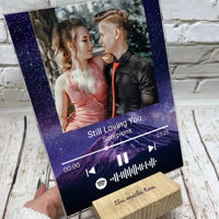 Personalizuotas muzikinis grotuvas "Spotify", stiklinis posteris. MZGR-005  Stiklas -  dovanokis.lt