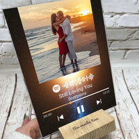 Personalizuotas muzikinis grotuvas "Spotify", stiklinis posteris. MZGR-006  Stiklas -  dovanokis.lt