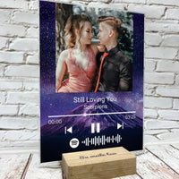 Personalizuotas muzikinis grotuvas "Spotify", stiklinis posteris. MZGR-005  Stiklas -  dovanokis.lt