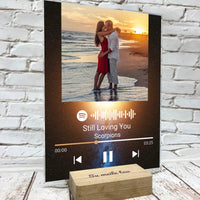 Personalizuotas muzikinis grotuvas "Spotify", stiklinis posteris. MZGR-006  Stiklas -  dovanokis.lt