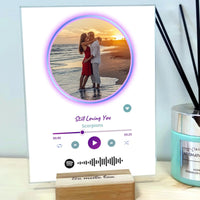 Personalizuotas muzikinis grotuvas "Spotify", stiklinis posteris. MZGR-013  Stiklas -  dovanokis.lt