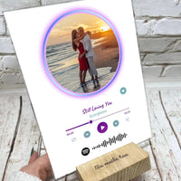 Personalizuotas muzikinis grotuvas "Spotify", stiklinis posteris. MZGR-013  Stiklas -  dovanokis.lt