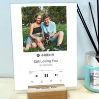 Personalizuotas muzikinis grotuvas "Spotify", stiklinis posteris. MZGR-007  Stiklas -  dovanokis.lt