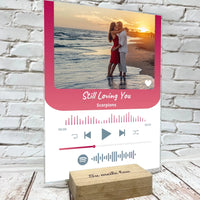 Personalizuotas muzikinis grotuvas "Spotify", stiklinis posteris. MZGR-016  Stiklas -  dovanokis.lt