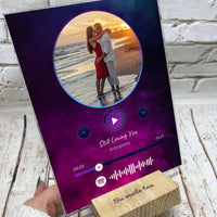 Personalizuotas muzikinis grotuvas "Spotify", stiklinis posteris. MZGR-018  Stiklas -  dovanokis.lt