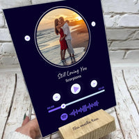 Personalizuotas muzikinis grotuvas "Spotify", stiklinis posteris. MZGR-019  Stiklas -  dovanokis.lt