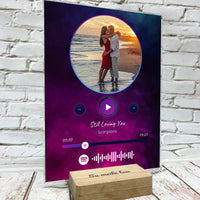 Personalizuotas muzikinis grotuvas "Spotify", stiklinis posteris. MZGR-018  Stiklas -  dovanokis.lt