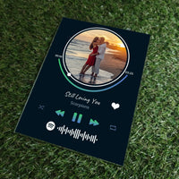 Personalizuotas muzikinis grotuvas "Spotify", stiklinis posteris. MZGR-020  Stiklas -  dovanokis.lt