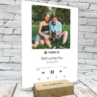 Personalizuotas muzikinis grotuvas "Spotify", stiklinis posteris. MZGR-007  Stiklas -  dovanokis.lt