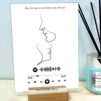 Personalizuotas muzikinis grotuvas "Spotify", stiklinis posteris. MZGR-014C  Stiklas -  dovanokis.lt