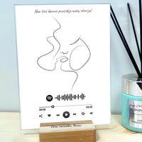 Personalizuotas muzikinis grotuvas "Spotify", stiklinis posteris. MZGR-014H  Stiklas -  dovanokis.lt