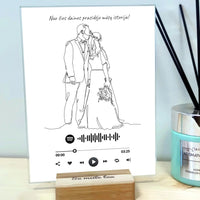 Personalizuotas muzikinis grotuvas "Spotify", stiklinis posteris. MZGR-014J  Stiklas -  dovanokis.lt