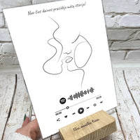 Personalizuotas muzikinis grotuvas "Spotify", stiklinis posteris. MZGR-014H  Stiklas -  dovanokis.lt