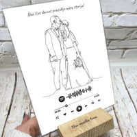 Personalizuotas muzikinis grotuvas "Spotify", stiklinis posteris. MZGR-014J  Stiklas -  dovanokis.lt