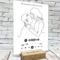 Personalizuotas muzikinis grotuvas "Spotify", stiklinis posteris. MZGR-014G  Stiklas -  dovanokis.lt