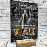 Personalizuotas žvaigždžių žemėlapis, stiklinis posteris. DVNS-027  Stiklas -  dovanokis.lt