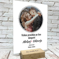 Personalizuotas žvaigždžių žemėlapis, stiklinis posteris. DVNS-021  Stiklas -  dovanokis.lt