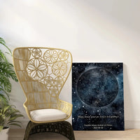 Personalizuotas žvaigždžių žemėlapisant drobės su fonu  Drobe -  dovanokis.lt