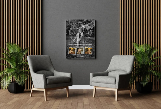 Personalizuotas žvaigždžių žemėlapis ant drobės  Drobe -  dovanokis.lt