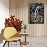 Personalizuotas žvaigždžių žemėlapis ant drobės  Drobe -  dovanokis.lt