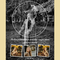 Personalizuotas žvaigždžių žemėlapis ant drobės  Drobe -  dovanokis.lt